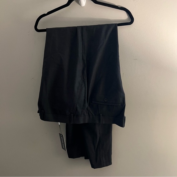 Michael Kors Men's Solid Classic-Fit Stretch Dress Pants - Picture 2 of 5